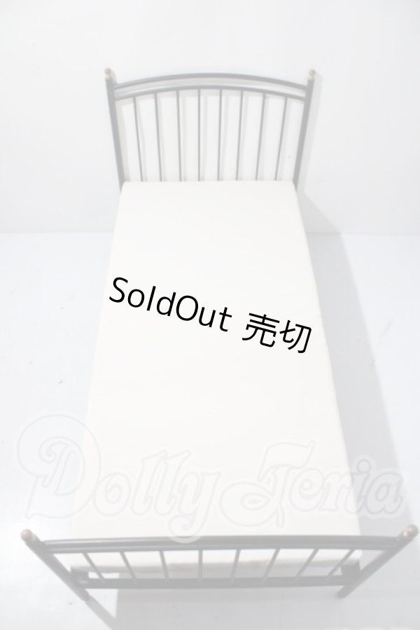 画像1: 1/4ドールサイズ/アトリエMMM様製 ベッド U-26-04-01-204-TN-ZU (1)