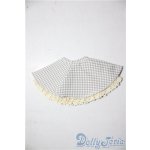 画像: SDM＆MSD/OF:フレアスカート（白×グレーチェック）・ミニ U-25-12-24-098-TN-ZU