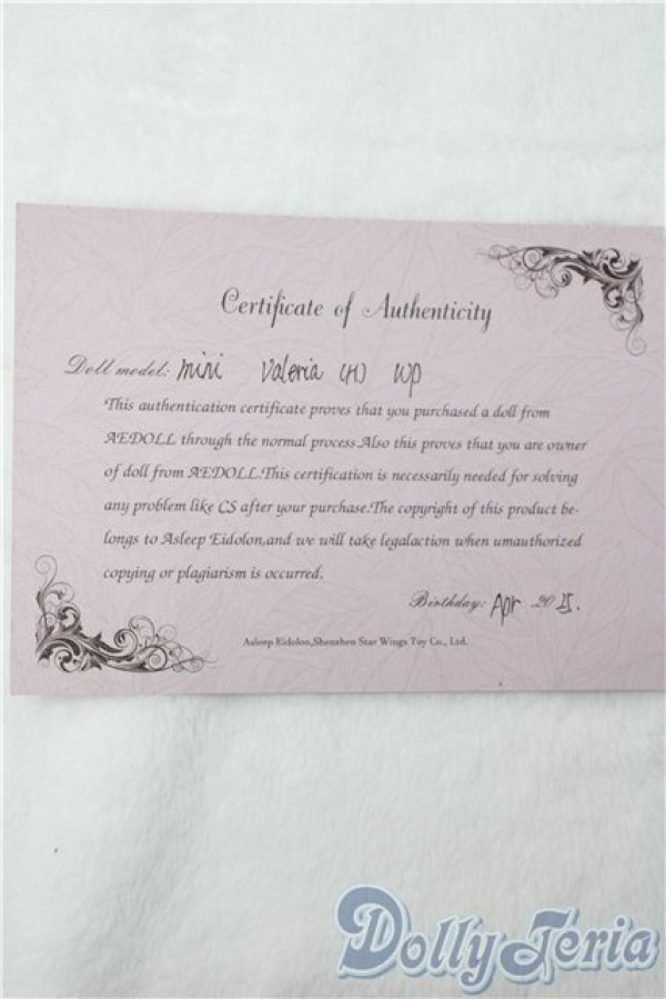 画像6: A SLEEP EIDRON/MINI VALERIA A-26-01-04-1097-TN-ZU (6)