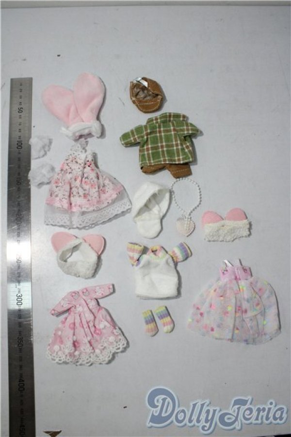 画像2: 20cmサイズドール/OF:衣装 A-26-01-04-1002-TN-ZU (2)