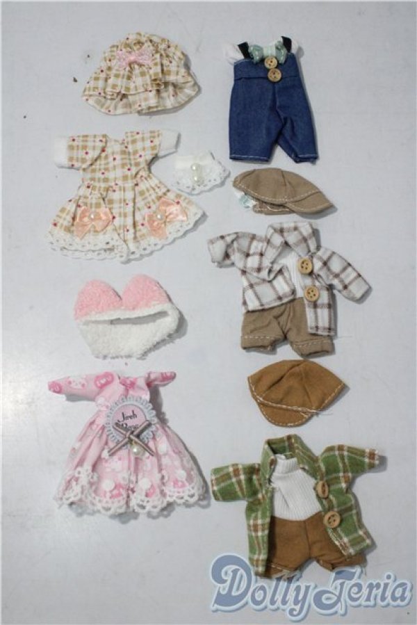 画像1: 20cmサイズドール/OF:衣装 A-26-01-04-1006-TN-ZU (1)