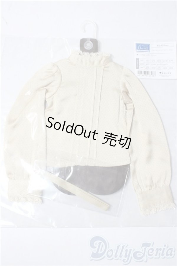 画像1: SD/OF：クラシカルブラウス（ベーシュ） U-26-01-04-127-TN-ZU (1)