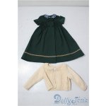 画像: SDM＆MDD/OF：よそゆきワンピセット（ダークグリーン）・ミニ U-26-01-07-130-TN-ZU