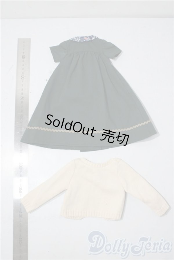 画像2: SDM＆MDD/OF：よそゆきワンピセット（ダークグリーン）・ミニ U-26-01-07-130-TN-ZU (2)