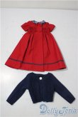 画像1: SDM＆MDD/OF：よそゆきワンピセット（ダークレッド）・ミニ U-26-01-07-124-TN-ZU (1)