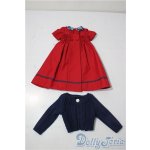 画像: SDM＆MDD/OF：よそゆきワンピセット（ダークレッド）・ミニ U-26-01-07-124-TN-ZU