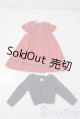 画像: SDM＆MDD/OF：よそゆきワンピセット（ダークレッド）・ミニ U-26-01-07-124-TN-ZU