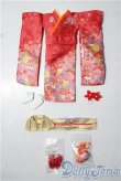 画像1: リカちゃん/OF:Kimonoリカちゃん 紅 A-26-01-14-1031-TN-ZU (1)