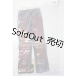 画像: SD13B/of:hn+dieXv-jeansレッドペイントダメージジーンズ U-26-01-14-037-TN-ZU