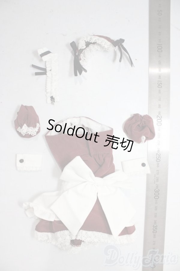 画像2: azone/OF:50cmサイズドール　衣装　AZO2 ロリータメイドドレスセット/0 A-26-01-21-1008-TN-ZA (2)