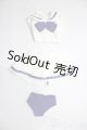 画像: 50cm/OF：セーラー水着セット/0 A-26-01-21-1010-TN-ZU