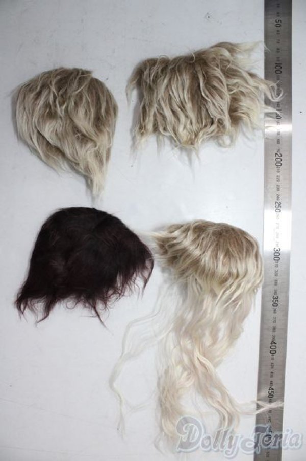 画像2: 8-9inch/ウィッグ U-26-01-21-163-TN-ZU (2)