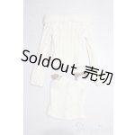 画像: 50リボンキャミ＆オフショルダーニットSET A-26-01-28-1009-TN-ZU