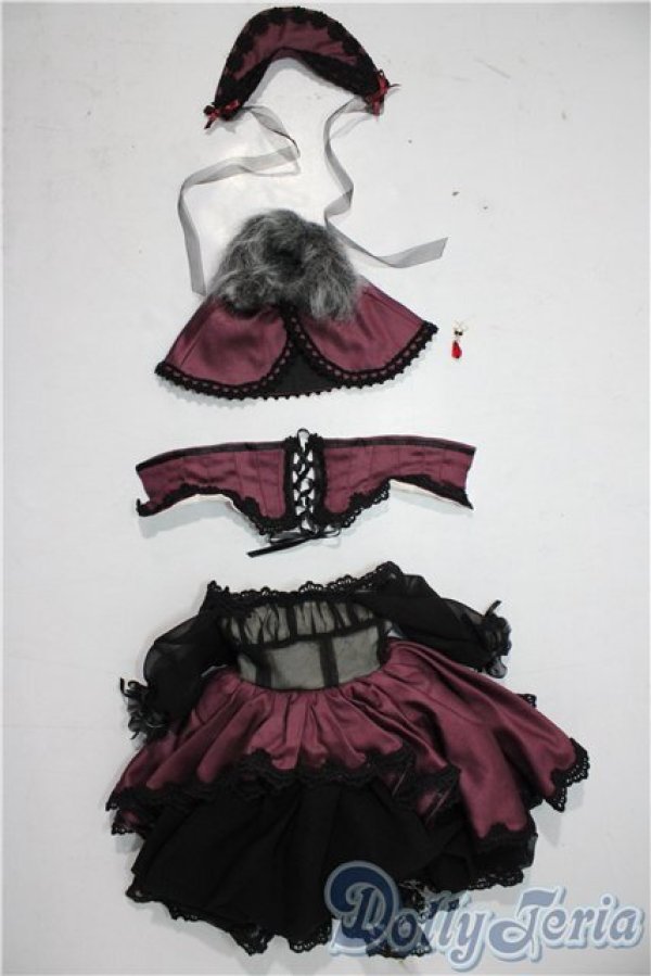 画像1: SD/OF：繻子乙女製ドレスセット U-26-02-04-056-TN-ZU (1)