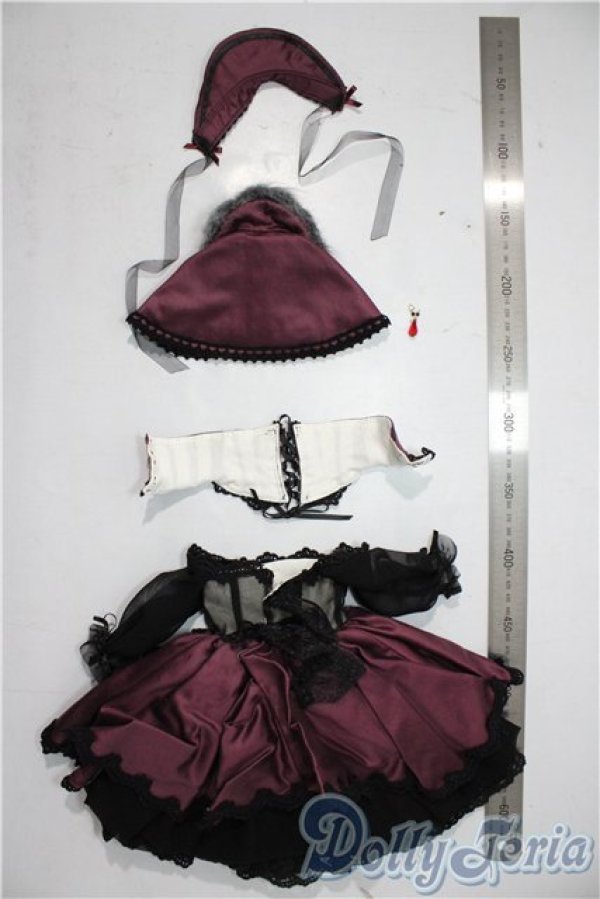 画像2: SD/OF：繻子乙女製ドレスセット U-26-02-04-056-TN-ZU (2)