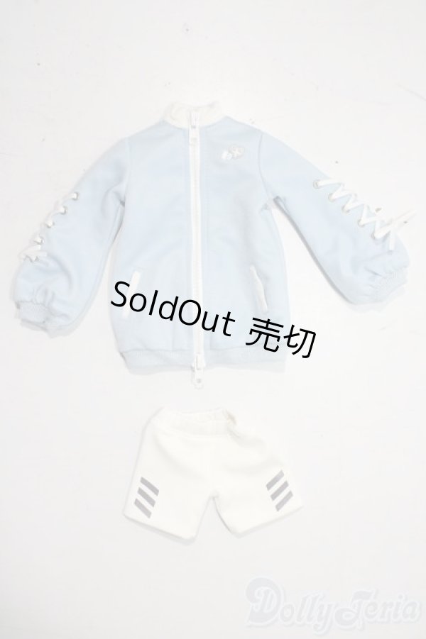 画像1: MDD/of:メランコリック水色ジャージ・ミニ A-26-01-28-1021-TN-ZU (1)