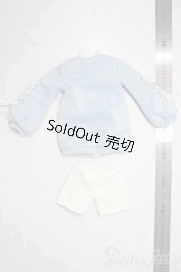 画像2: MDD/of:メランコリック水色ジャージ・ミニ A-26-01-28-1021-TN-ZU (2)