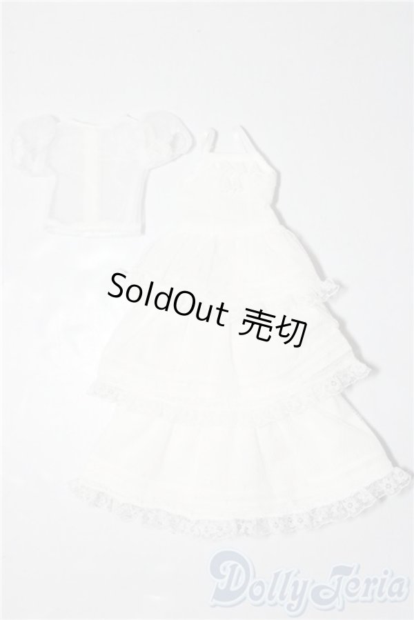 画像1: ジェニー/OF:リトルファクトリー製　3段ギャザーワンピース A-26-02-04-1021-TN-ZU (1)