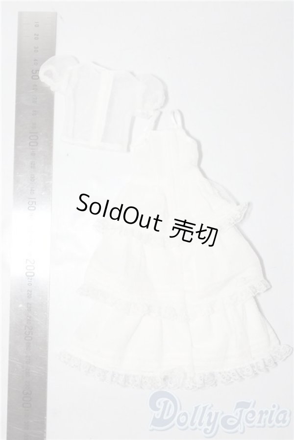 画像2: ジェニー/OF:リトルファクトリー製　3段ギャザーワンピース A-26-02-04-1021-TN-ZU (2)