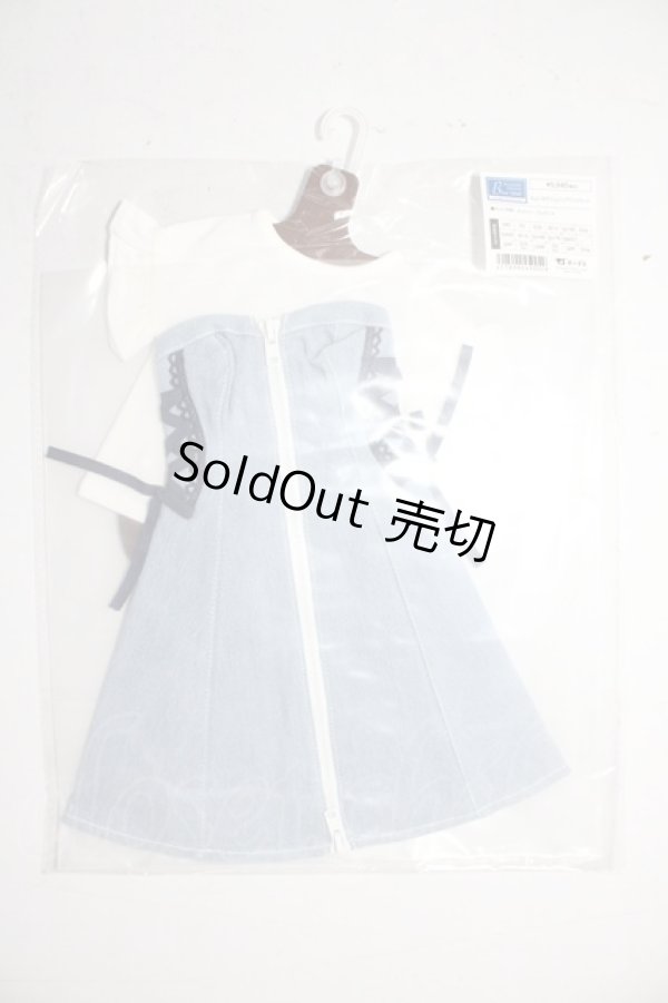 画像1: ちょい甘デニムジップワンピセット U-26-02-04-168-TN-ZU (1)