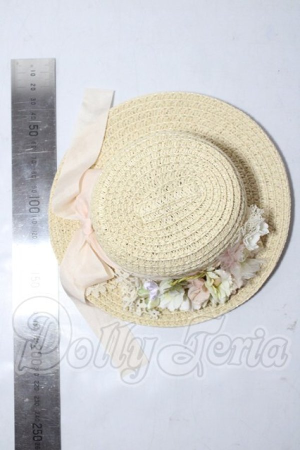 画像2: SD/OF:ストローハット　フラワー U-26-02-18-185-TN-ZU (2)