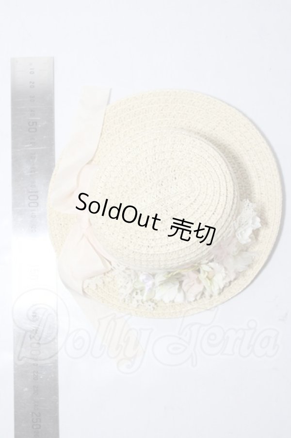 画像2: SD/OF:ストローハット　フラワー U-26-02-18-185-TN-ZU (2)