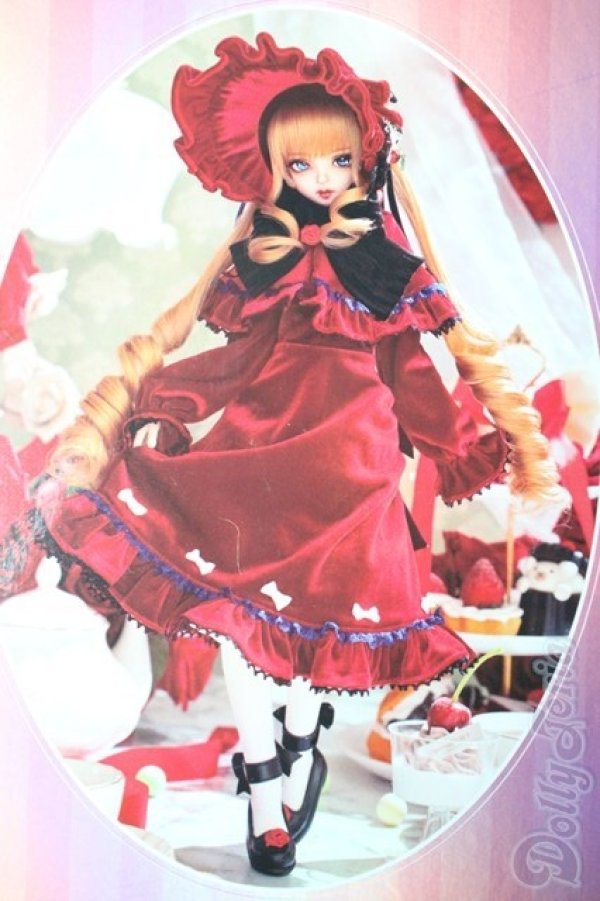 画像1: DOLK/40ｃｍサイズ　ローゼンメイデン　サンリオ　真紅×ハローキティ　コラボワンピースセット A-26-02-11-1091-TN-ZU (1)