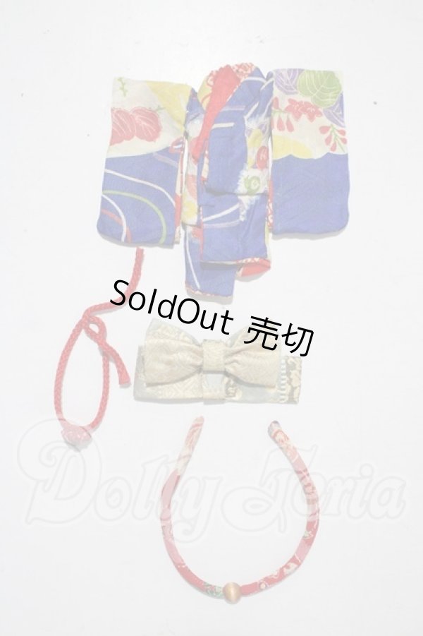 画像1: オビツ11/OF 着物セット A-26-03-04-1027-TN-ZU (1)