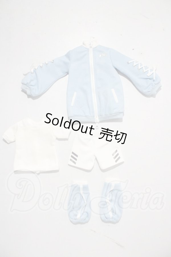 画像1: MSD＆MDD/OF:メランコリック水色ジャージ・ミニ U-26-03-11-118-TN-ZU (1)