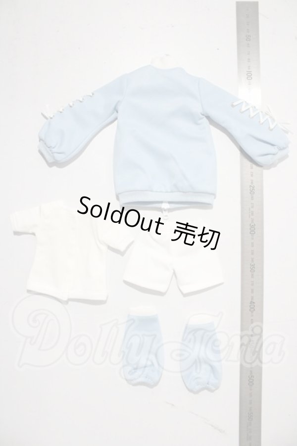 画像2: MSD＆MDD/OF:メランコリック水色ジャージ・ミニ U-26-03-11-118-TN-ZU (2)