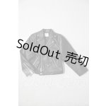 画像: SD17/OF:ビッグシルエットライダースジャケット U-26-03-18-126-TN-ZU