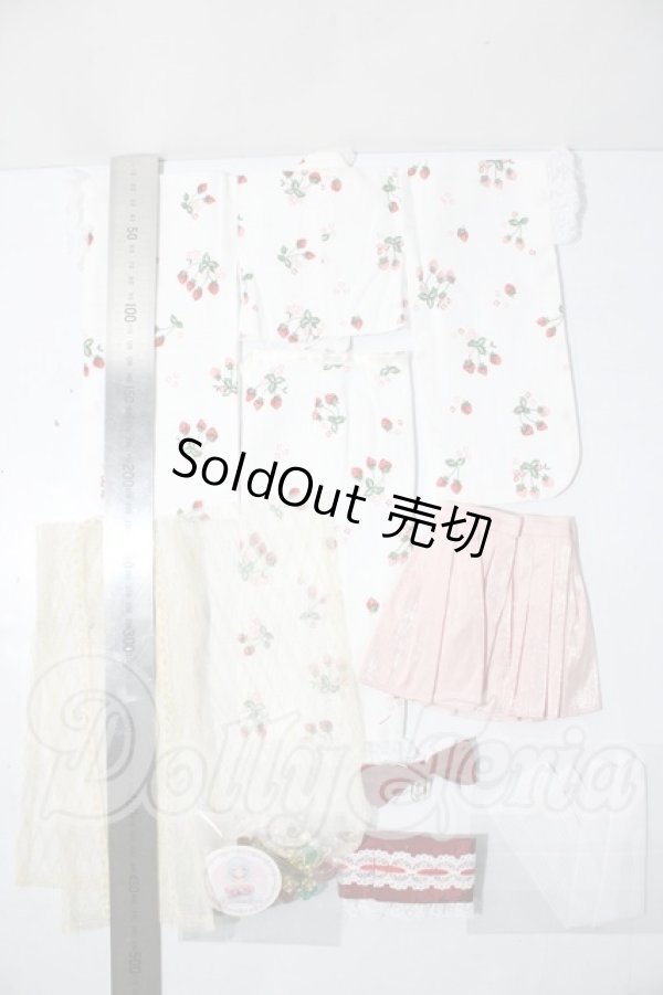 画像2: MDD/OF：RosenliaDoll様製衣装 イチゴ小町 U-26-03-18-130-TN-ZU (2)