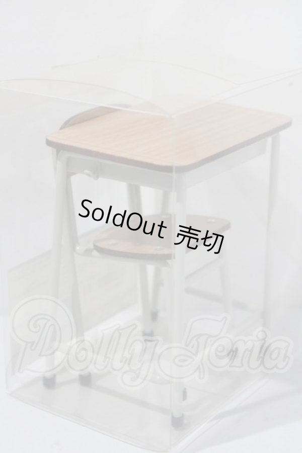 画像1: 1/6 スクールデスク & チェアー (ピュアニーモ L) A-26-03-25-1087-TN-ZU (1)