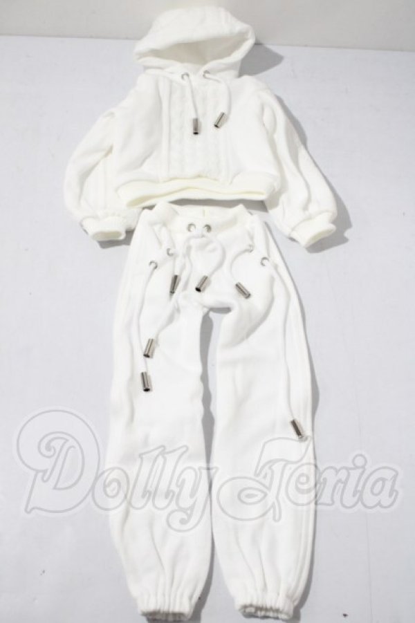 画像2: DDB/SHIROU SALONニット風パーカーセット/DD/OF A-26-04-01-1021-TN-ZU (2)