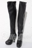 画像1: monochrome/70cm男の子ヒール足用ブーツ A-26-04-01-1022-TN-ZU (1)