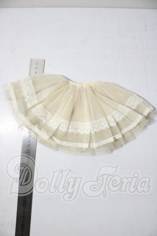 画像2: SDM＆MSD/OF:チュールスカート(アイボリー)・ミニ U-26-04-15-173-TN-ZU (2)