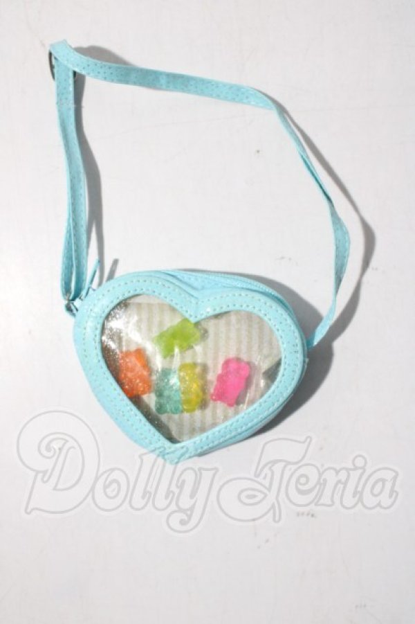 画像1: SD/OF:ハートクリアバッグ(ライトブルー)&グミセット U-26-04-22-164-TN-ZU (1)
