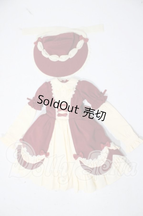 画像1: SD/クラシカルレースアップロリータ(ボルドー)  U-26-04-29-111-TN-ZU (1)