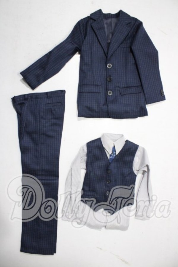 画像1: SD13BOY/スーツセット（ストライプ） U-26-05-06-096-TN-ZU (1)