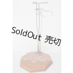 画像: SD/ドールスタンド:木製スタンドA 腰支えタイプ(ボークス) U-26-05-27-205-TN-ZU
