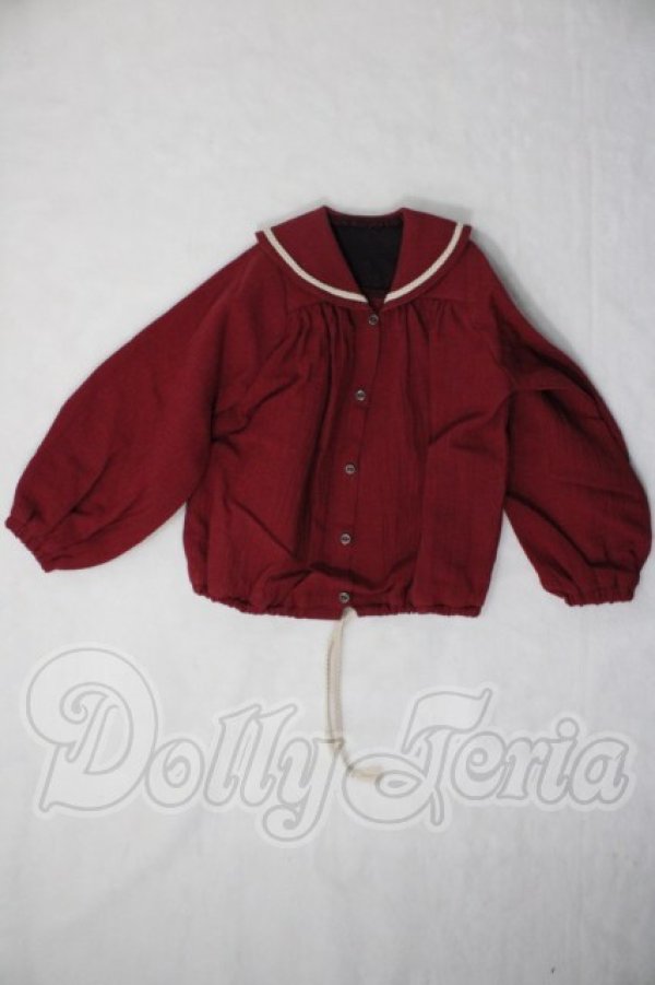 画像1: SDGｒ男の子/Maroon Sailor Jumper　36.5℃製 U-26-07-01-137-TN-ZU (1)