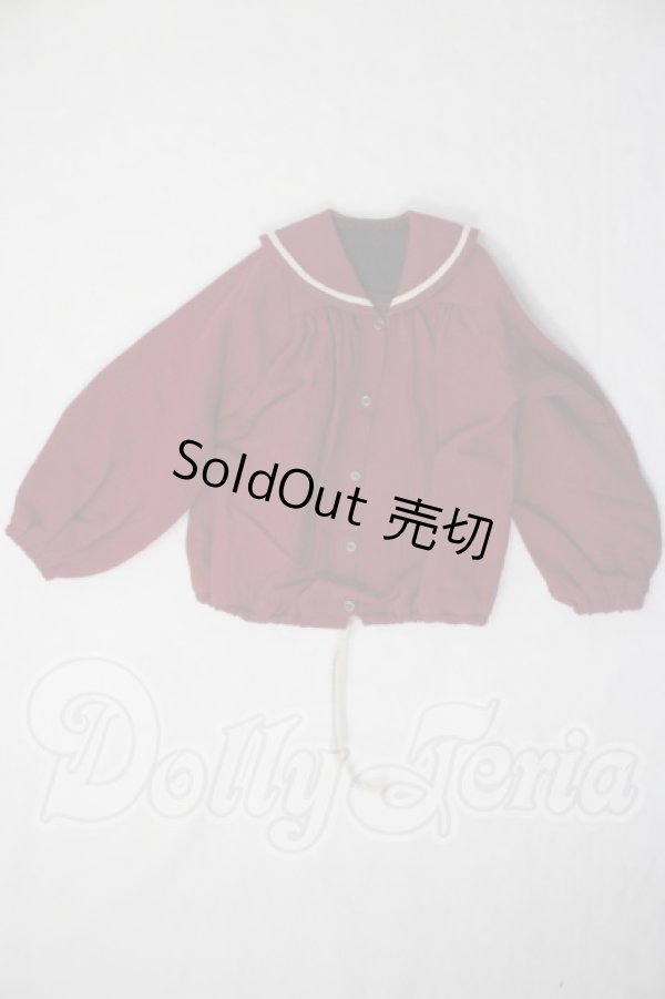画像1: SDGｒ男の子/Maroon Sailor Jumper　36.5℃製 U-26-07-01-137-TN-ZU (1)
