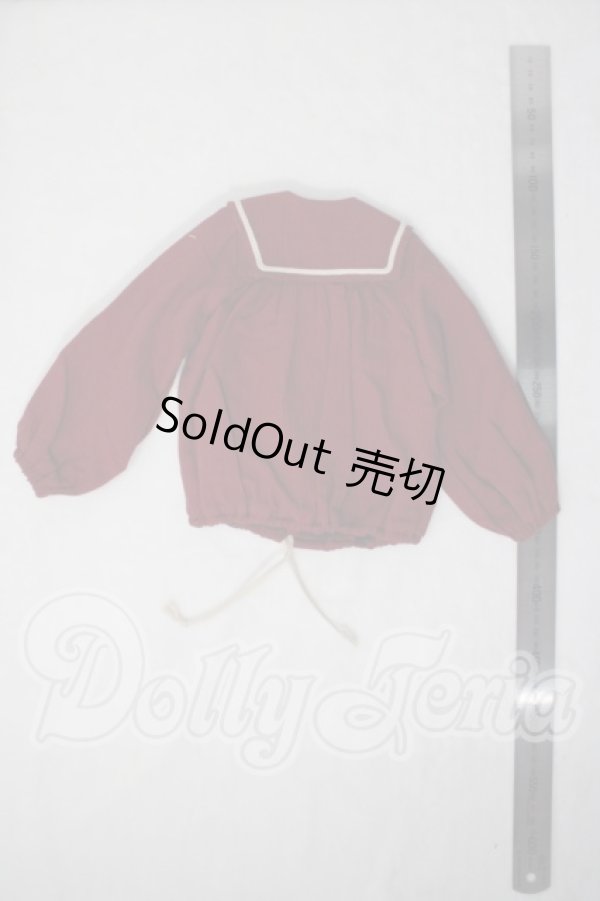 画像2: SDGｒ男の子/Maroon Sailor Jumper　36.5℃製 U-26-07-01-137-TN-ZU (2)