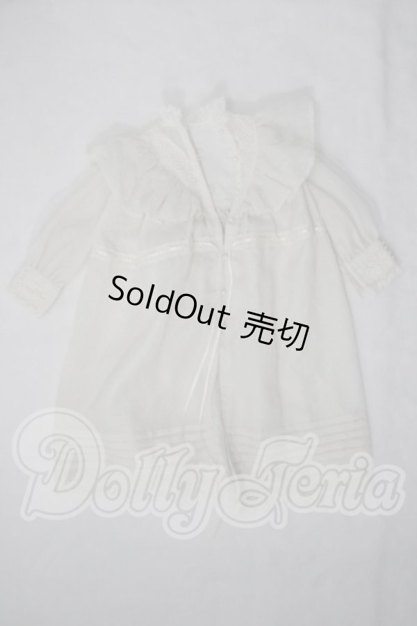 画像1: SD13BOY/OF:ラッフルヨークロングブラウスセット:VOLKS製 U-26-06-24-119-TN-ZU (1)