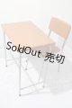 画像: 60ｃｍDOLL用学生机＆イス A-26-06-17-1072-TN-ZU