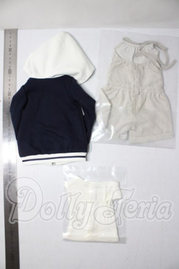 画像2: SD/OF フードパーカー&サロペットセット(VOLKS製) A-26-08-12-160-TN-ZU (2)