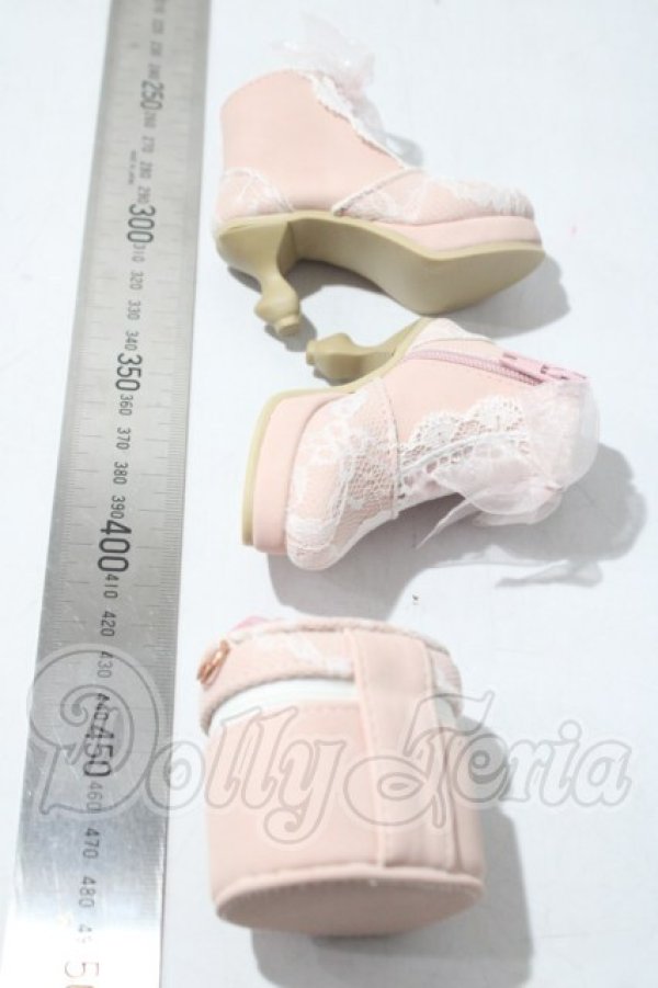 画像2: SD/Chain Vanity Bag & Organza Lace-up Boots Set U-26-08-26-203-TN-ZU (2)