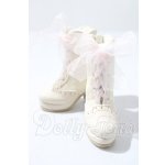 画像: SDM/Organza Lace-up Boots / mini U-26-08-26-205-TN-ZU