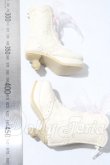 画像2: SDM/Organza Lace-up Boots / mini U-26-08-26-205-TN-ZU (2)
