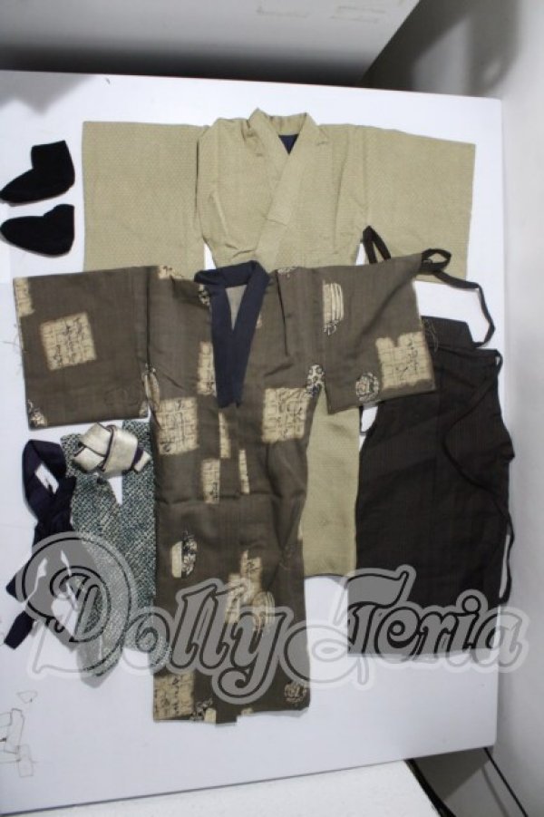 画像1: SD13BOY/OF 着物セット U-26-09-16-181-TN-ZU (1)